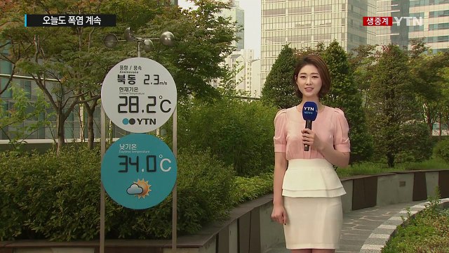 [날씨] 오늘도 폭염 계속...주말 내내 찜통더위 / YTN (Yes! Top News)