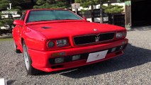 (4K)MASERATI SHAMAL classic car 1994 - マセラティ シャマル 二条城と名車の競演-diUHUiEdWoc