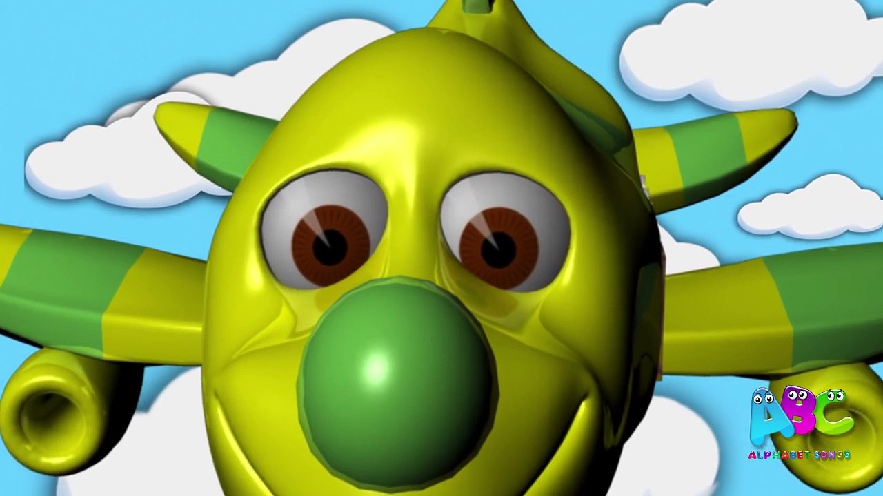 3D ABC Plane Song _ Alphabet Plane _ 3D Animated Nursery Rhymes-Segz_fR9FNE