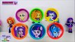 My Little Pony Equestria Girls Learning Colors Play Doh MLP Surprise Egg and Toy Collector SETC