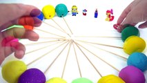 Lollipop Play-Doh Surprise Eggs Disney Cars Frozen Hello Kitty Shopkins Spongebob Minions MLP Toys