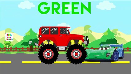 Download Video: Monster Truck Crushing Disney Cars | Learn Colors with Monster Trucks | Monster Truck Kids Videos