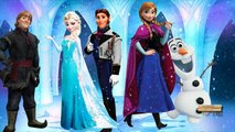 Frozen Elsa Finger Family Songs For Children | Frozen Songs Finger Family Children Nursery Rhymes