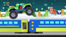 Monster Truck | Monster Truck Stunts For Kids | videos for kids