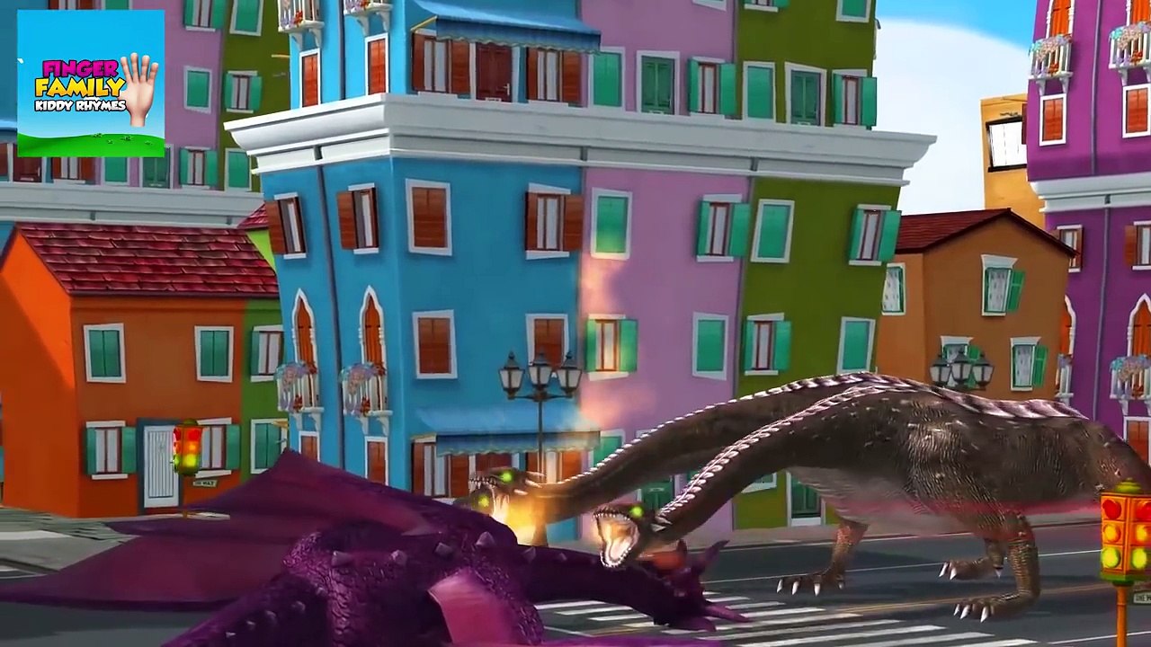 Finger Family Collection _ Dragon Vs Hydra Family Nursery Rhymes ...