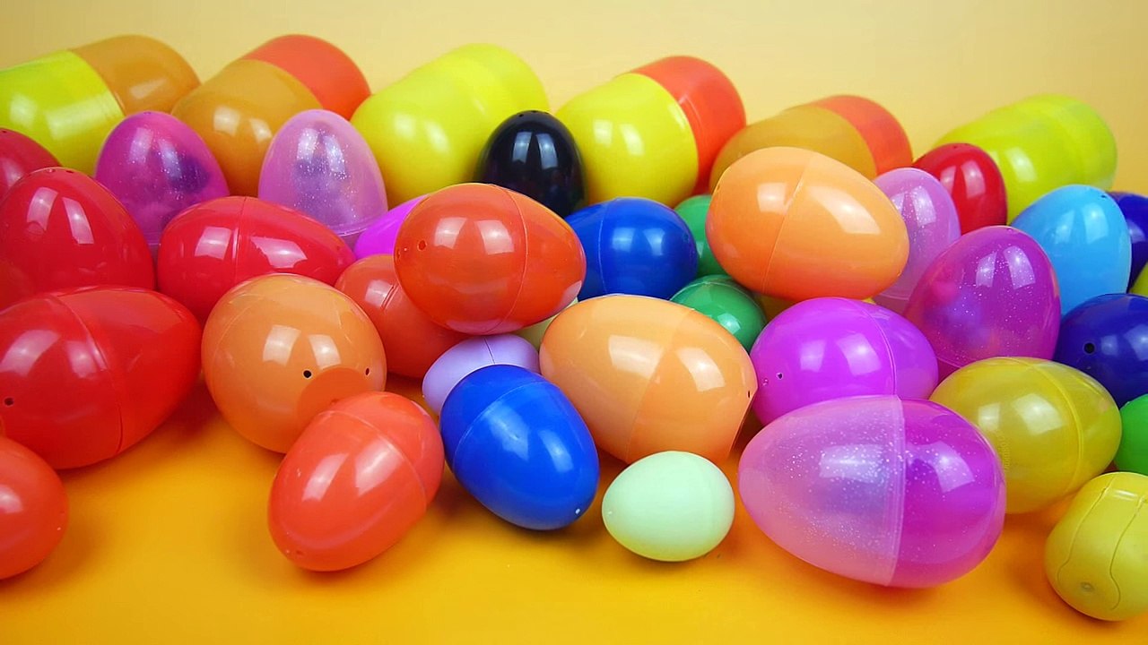 50 Surprise Eggs!!! Spider Man MLP MINIONS Toy Disney CARS McQueen TMNT PEPPA PIG SpongeBob Shopkins