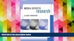 Read  Media Effects Research: A Basic Overview (with InfoTrac) (Wadsworth Series in Mass