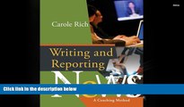 Read  Writing   Reporting News: A Coaching Method (Wadsworth Series in Mass Communication and