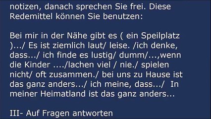A2 B1 Prüfung Bildbeschreibung 2