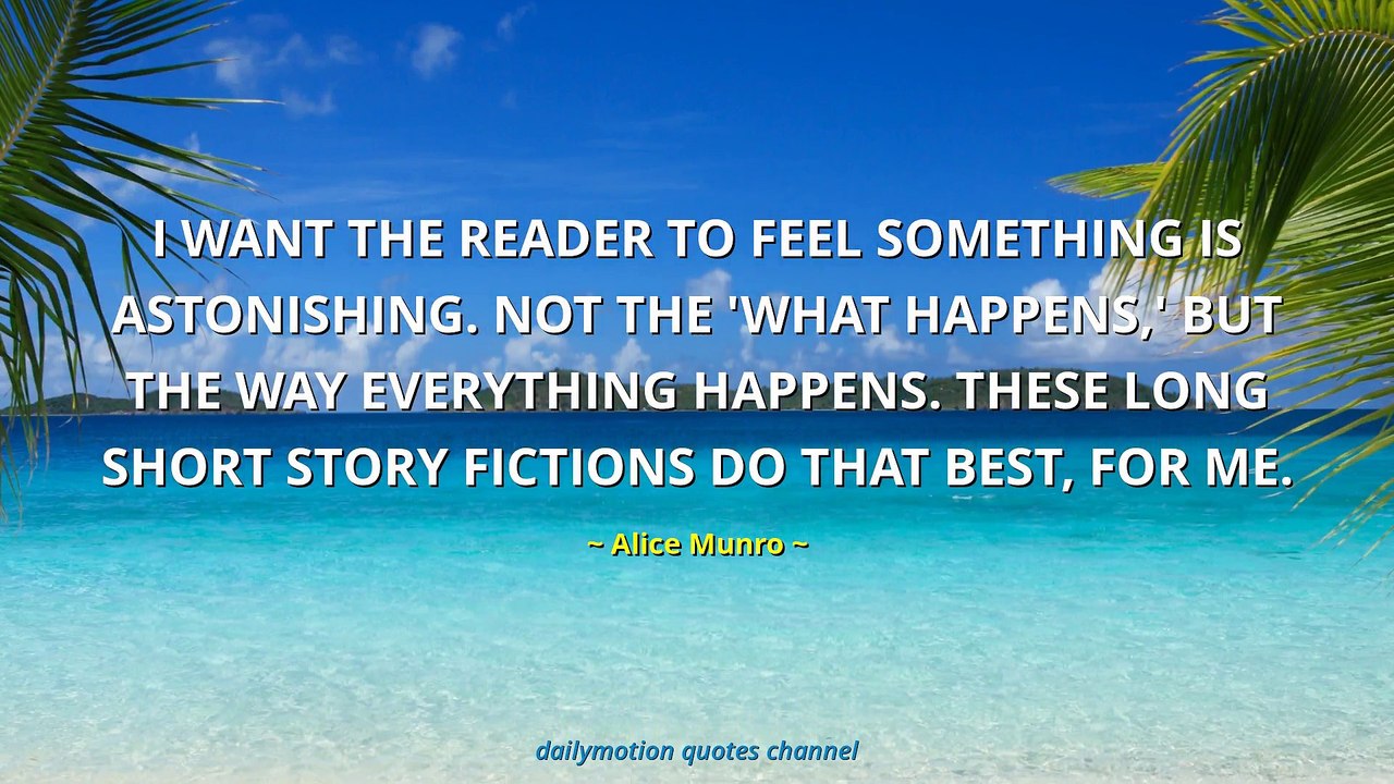 Alice Munro Quotes