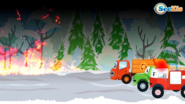 Camión de Bomberos y Carros de Carreras - Coches para niños - Carros infantiles