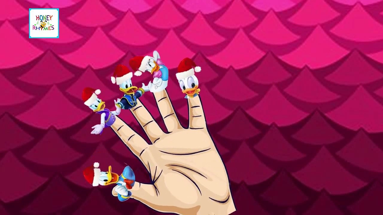 Donald Duck Finger Family Nursery Rhyme Donald Duck Daddy Finger Song
