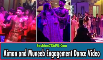 Muneeb And Aiman Beautiful Dance Bhangra On Their Engagement Ceremony