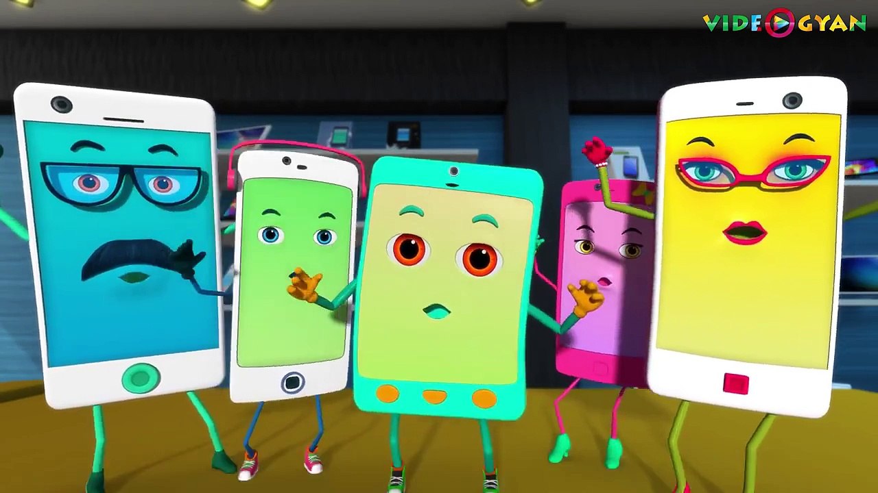 Cellphone Finger Family 3D Nursery Rhyme Time-IU5rp8NKF1I
