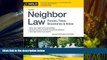 BEST PDF  Neighbor Law: Fences, Trees, Boundaries   Noise TRIAL EBOOK
