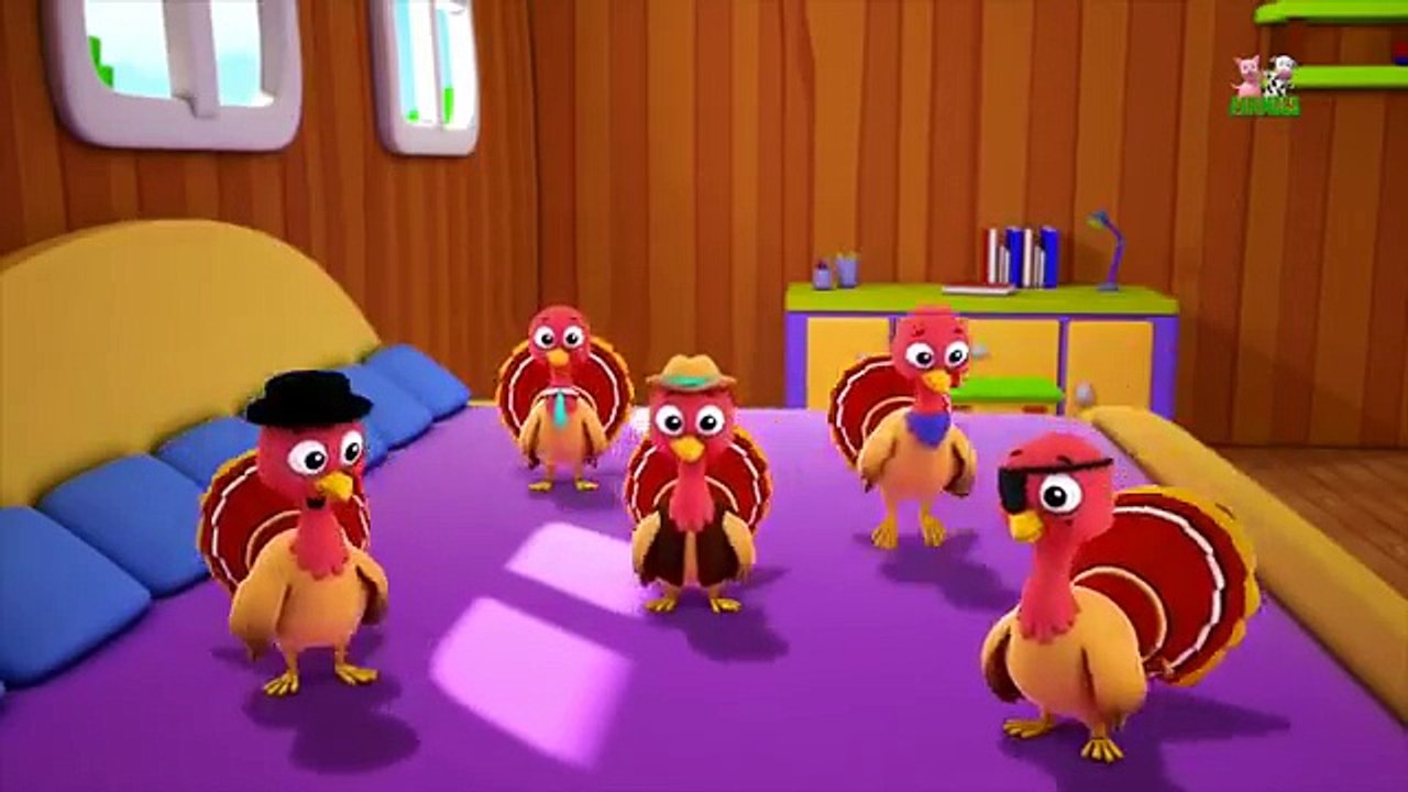 Five little turkeys Nursery Rhyme-eUXj5Ee11_o