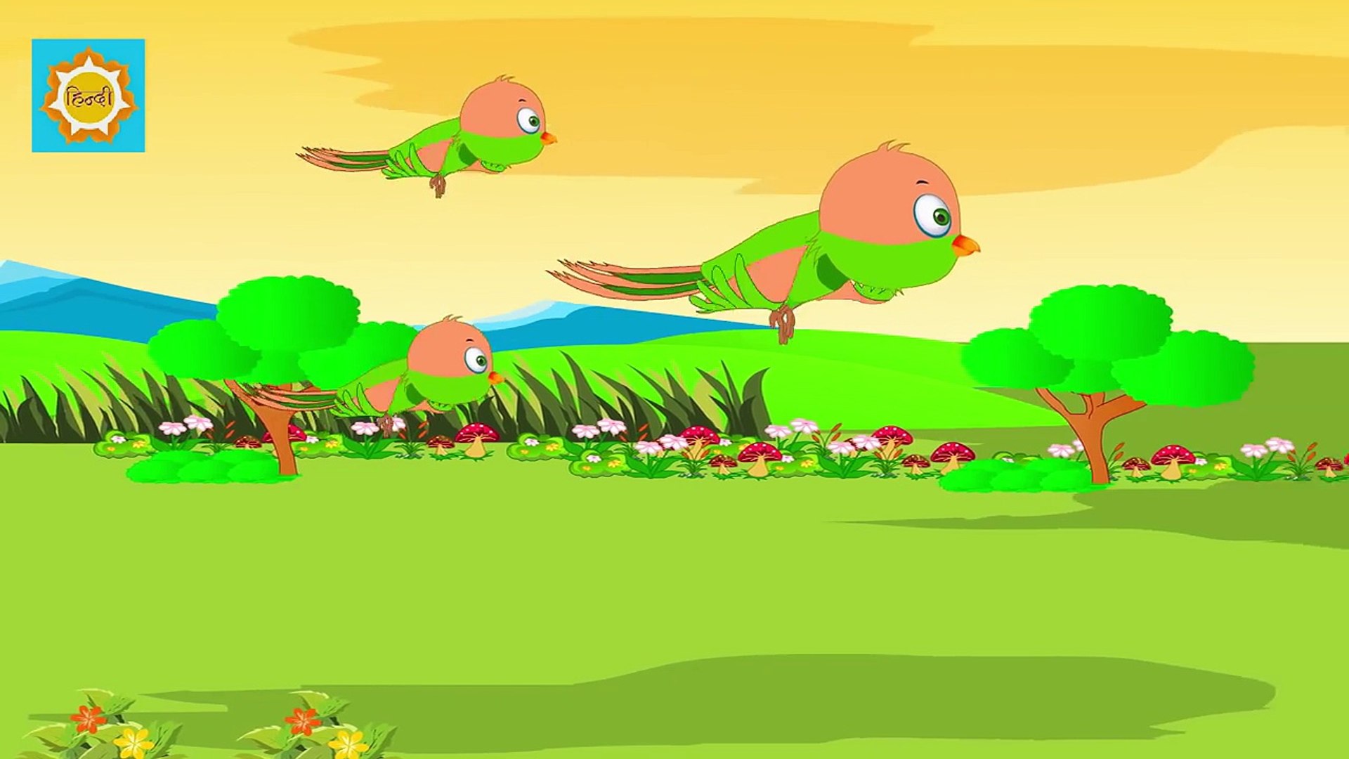 Good Morning in Hindi _ Hindi Kids Rhymes _ Popular English Rhymes in Hindi-ihR0iay7p8Q