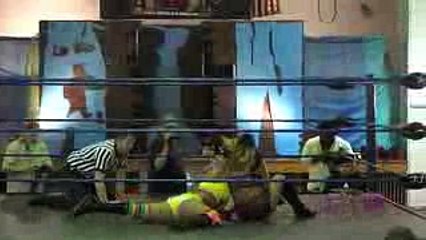 Jenny Rose VS. Mary Elizabeth Monroe - Absolute Intense Wrestling