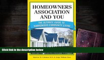 PDF [FREE] DOWNLOAD  Homeowners Association and You: The Ultimate Guide to Harmonious Community