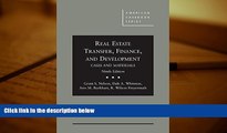 BEST PDF  Real Estate Transfer, Finance and Development: Cases and Materials, 9th Edition