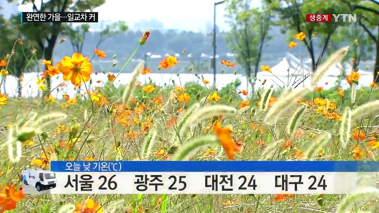 [날씨] 청명한 하늘, 따뜻한 햇살...일교차 주의 / YTN (Yes! Top News)