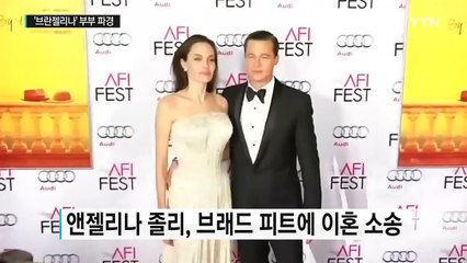 결별설이 현실로...세기의 커플 '브란젤리나' 파경 / YTN (Yes! Top News)