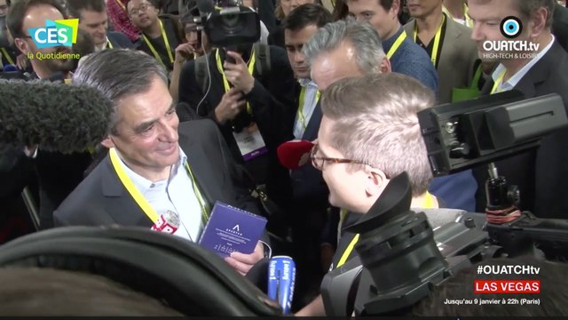 CES 2017 : la Quotidienne de OUATCH TV, François Fillon à Las Vegas