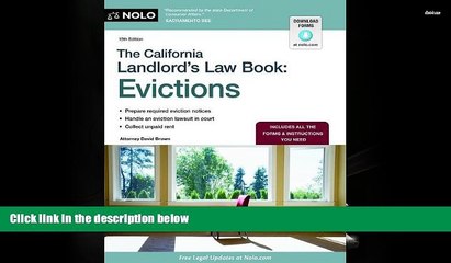 PDF [FREE] DOWNLOAD  The California Landlord s Law Book: Evictions (California Landlord s Law Book