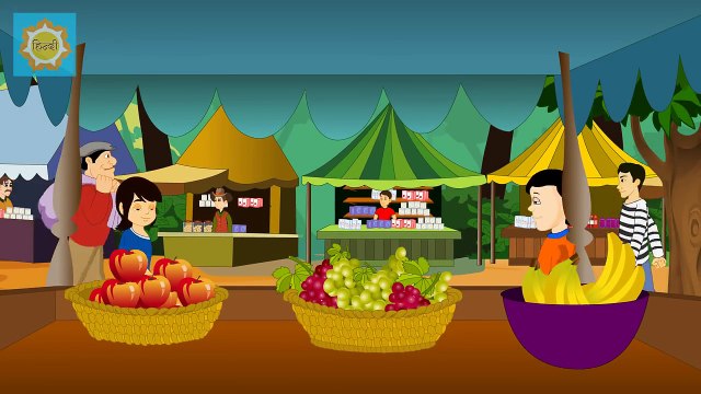 Mai Chali Thi Bazaar _ मै चली थी बाज़ार _ Hindi Nursery Rhyme-qbVIa8FebC0