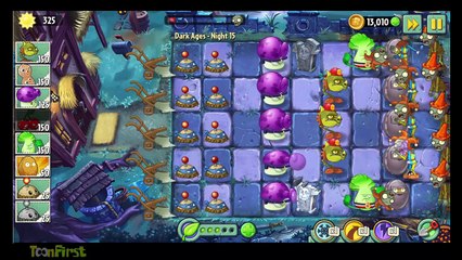 Plants Vs Zombies 2 Dark Ages: Part 2, Magnet Shroom, Night 15