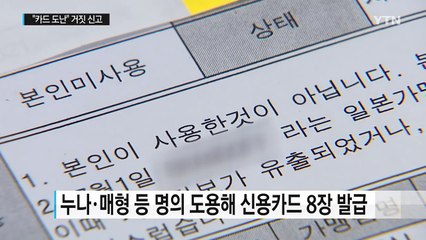 "해외에서 카드 도난"...거짓 분실 신고로 돈 챙겨 / YTN (Yes! Top News)