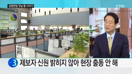 김영란법 신고 1호는 '캔커피 받은 교수' / YTN (Yes! Top News)
