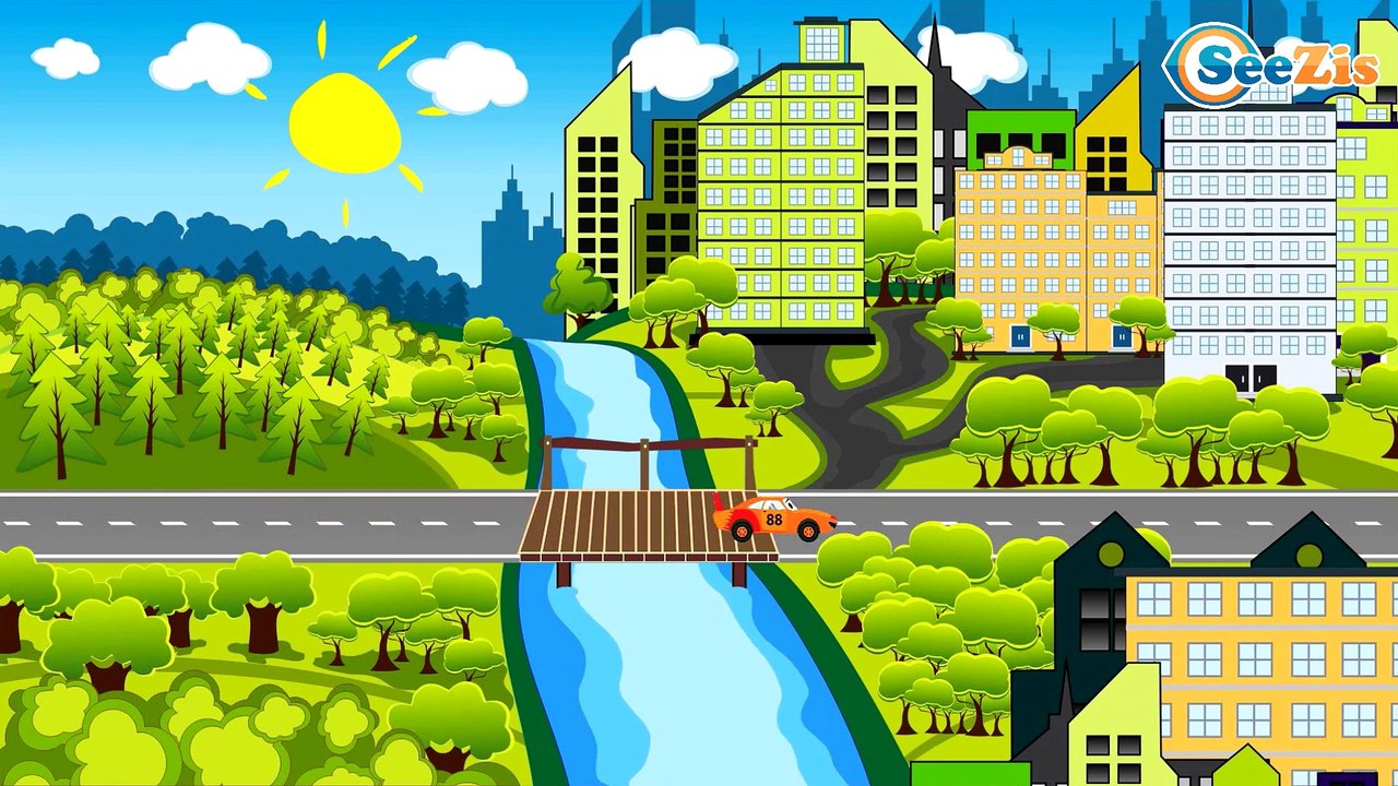 La Voiture de police Bleu - 1H Compilation pour petits - Vidéo Éducative de Voitures Pour Enfants