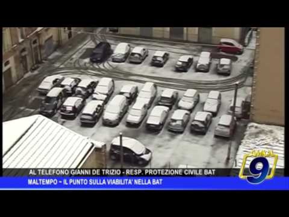 Maltempo | Il punto sulla viabilità nella BAT