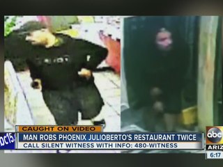 Man robs same PHX restaurant twice in a week