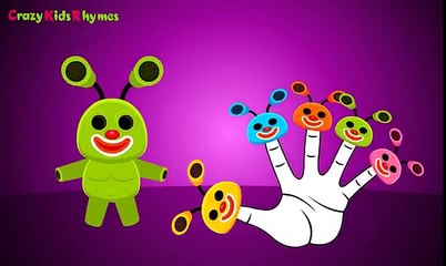 Finger Family (Alien Family) Nursery Rhyme - Kids Animation Rhymes Songs - Finger Family Song