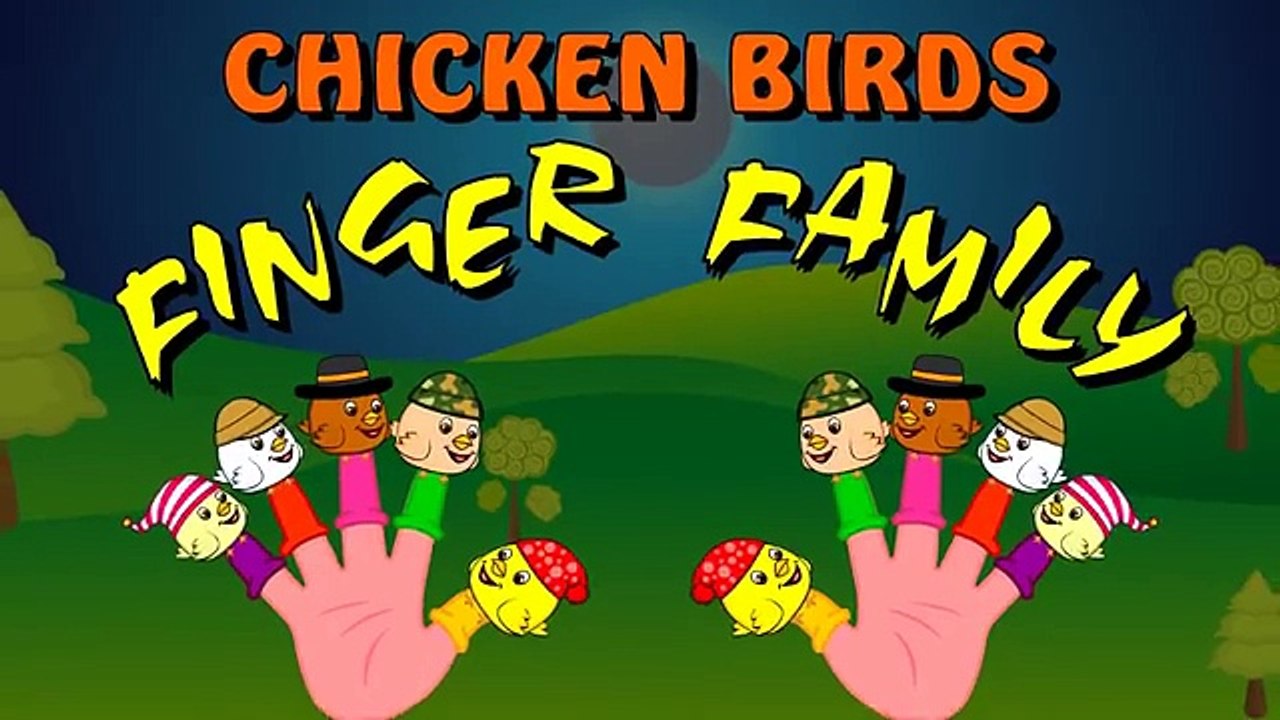 Finger Family (Chicken Birds Finger Family) Nursery Rhyme - Finger Family Song - Children Songs HD