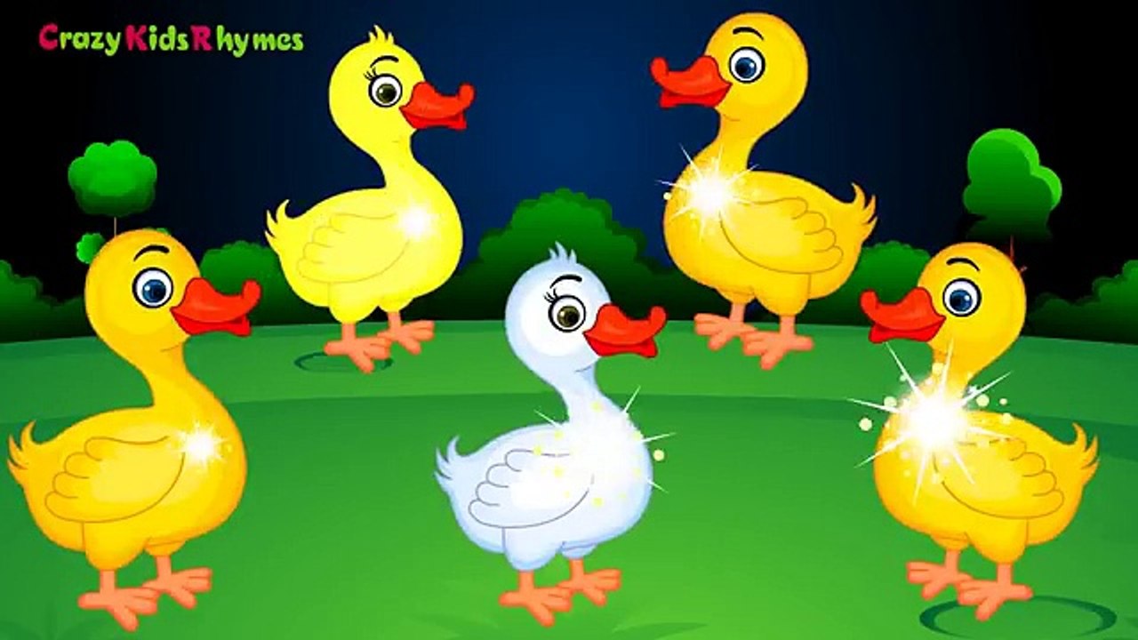 Five Little Ducks Finger Family Nursery Rhyme - Kids Animation Rhymes Songs Finger Family Song[1]