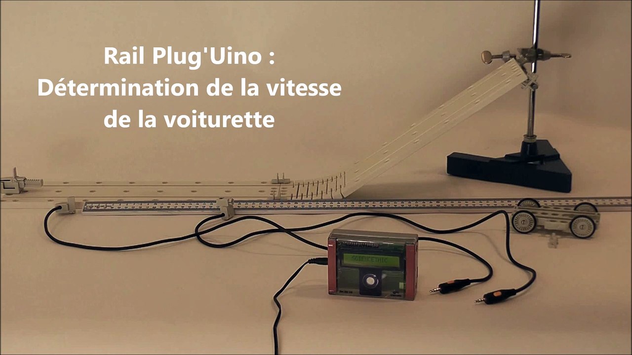 Plug'Uino® Mécanique et Son (Vidéo 2/9) : Mesure de la vitesse de la voiturette