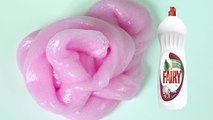 How to Make Fluffy Slime with Dish Soap, Fluffy Slime Without Shawing Cream, Dish Soap Flu