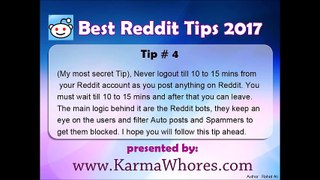 Best Reddit Tips 2017 - Buy Reddit Accounts high and low karma aged