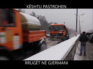 Ja si pastrohet Rruga e Kombit ... ne Gjermani!