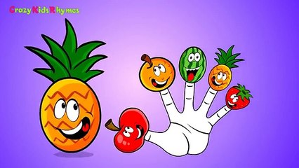 Fruits Finger Family Nursery Rhyme - Cartoon Animation Nursery Rhymes - Children Songs HD[1]