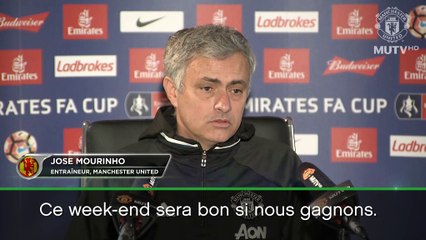 Cup - Mourinho : ''Besoin de points''