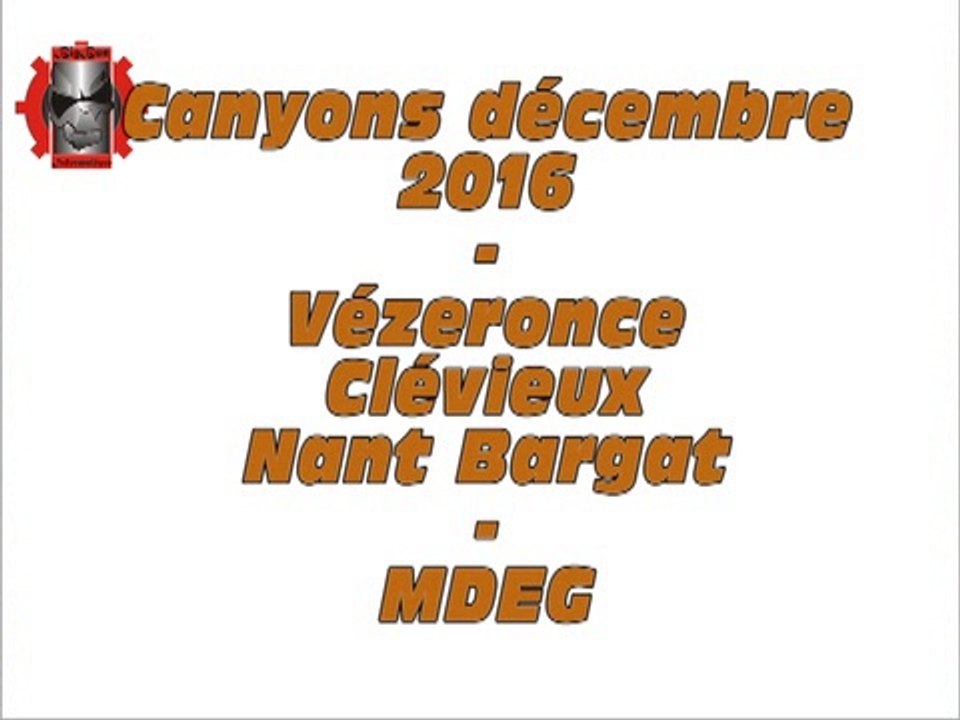 Canyons de décembre 2016