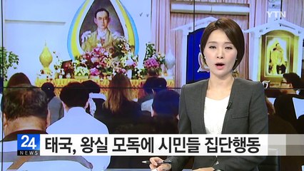 태국, 왕실 모독에 시민들 집단행동 / YTN (Yes! Top News)