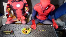 Toy monster spiderman iron man. Joker in real life prank w/ Spiderman. spiderman Ironman Crazy candy