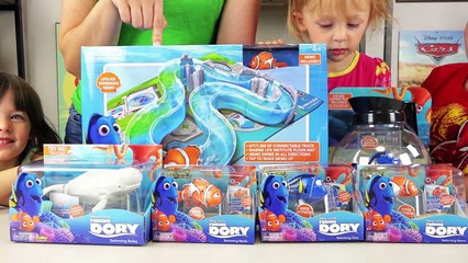 Download Video: Finding Dory Movie Toys Dory Marlin Nemo Bailey ZURU Robofish Disney Finding Nemo Kinder Playtime