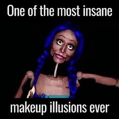 One of the most insane makeup illusions ever