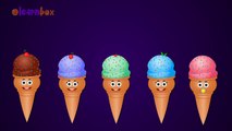 Cone Ice Cream Cartoons Animation Singing Finger Family Nursery Rhymes for Preschool Childrens Song